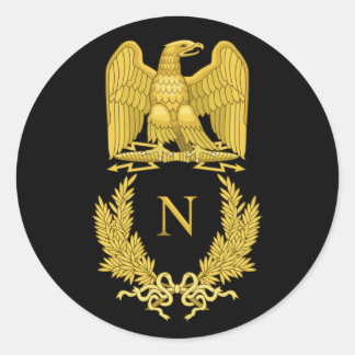 Adesivo Redondo Napoleon Emblem