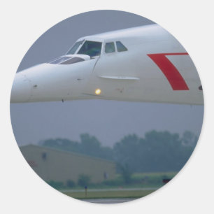 Adesivo Redondo Nariz da agulha de British Airways Concorde