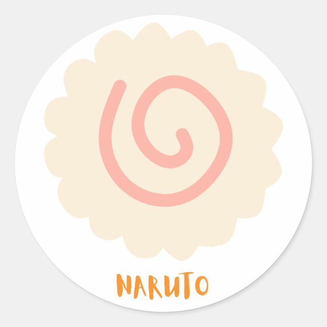 Adesivo Redondo Naruto Classic Round Sticker (Frente)