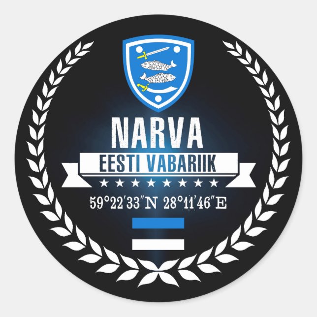Adesivo Redondo Narva (Frente)