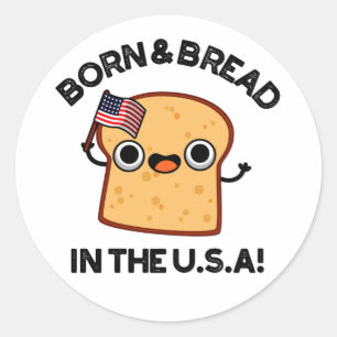 Adesivo Redondo Nascer E Pão Nos Estados Unidos