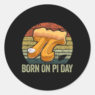Adesivo Redondo Nascer Na Camisa Do Dia Pi3