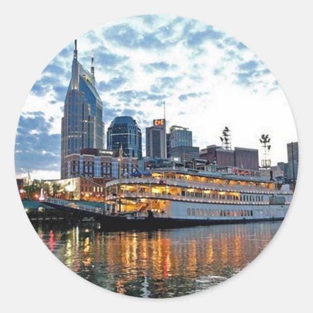 Adesivo Redondo Nashville (Frente)