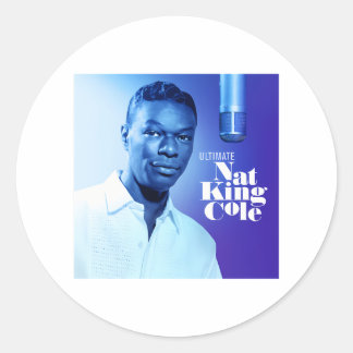 Adesivo Redondo Nat King Cole