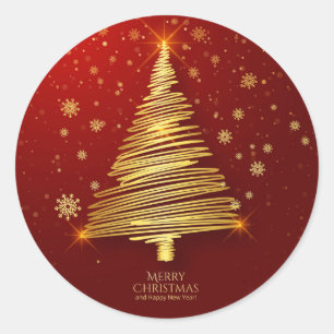 Adesivo Redondo Natal