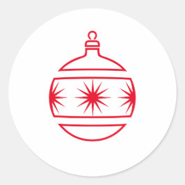 Adesivo Redondo Natal