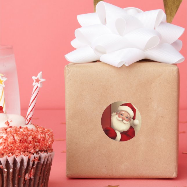 Adesivo Redondo Natal (Festa)