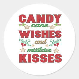 Adesivo Redondo Natal