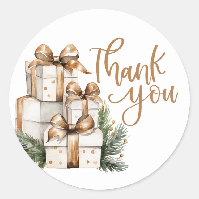 Adesivo Redondo Natal (Frente)