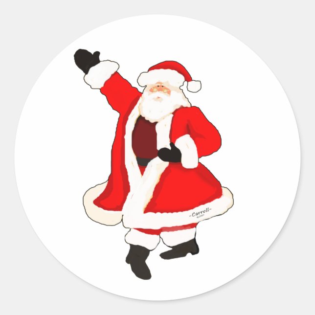 Adesivo Redondo Natal (Frente)