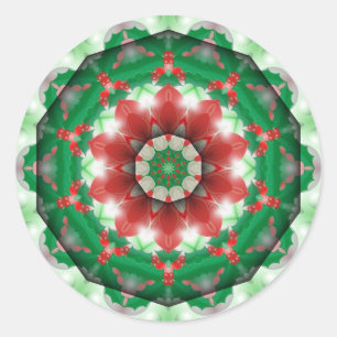 Adesivo Redondo Natal