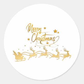 Adesivo Redondo Natal