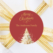 Natal da árvore de ouro vermelho