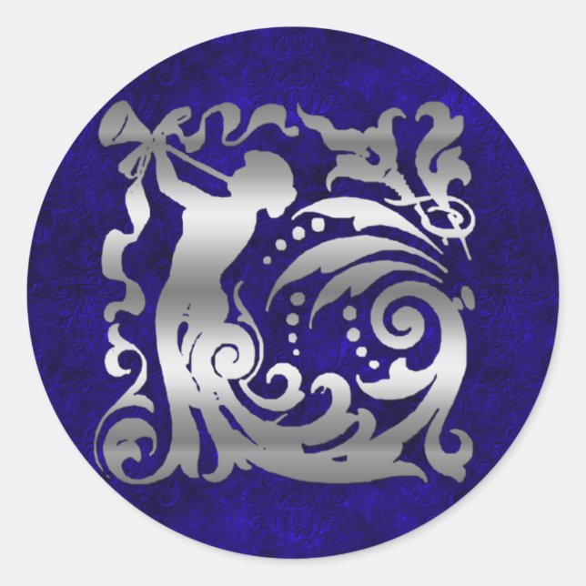 Adesivo Redondo Natal decorativo (Frente)