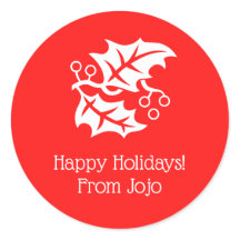 Natal Holly Holiday Red White 4Helen