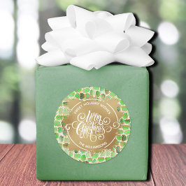 Adesivo Redondo Natal Homemade Holiday Baking