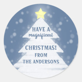 Adesivo Redondo Natal magnífico