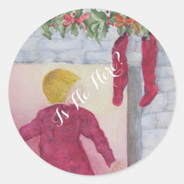 ADESIVO REDONDO NATAL MARAVILHA LAREIRA ALEGRIA PACÍFICA