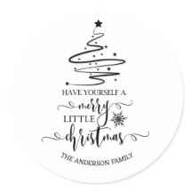 Natal moderno Tenha um pouco de feliz