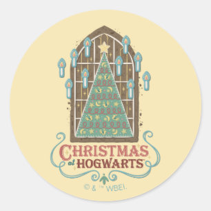Adesivo Redondo Natal no HOGWARTS™ Cookie Graphic