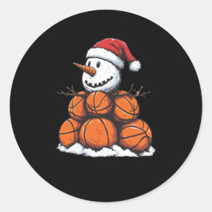 Adesivo Redondo Natal para o Mvp Basball