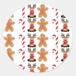 Adesivo Redondo Natal Pensado