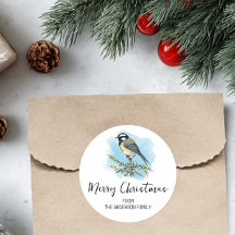 Natal Personalizado com Pássaros da Floresta