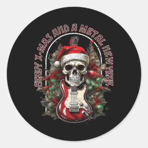 Adesivo Redondo Natal Pesado E Um Ano Novo Metálico! O Natal Vai S