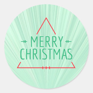 Adesivo Redondo Natal Simples