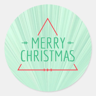 Adesivo Redondo Natal Simples