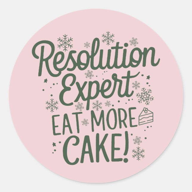 Adesivo Redondo Natal | Vinheta de Ano Novo (Frente)