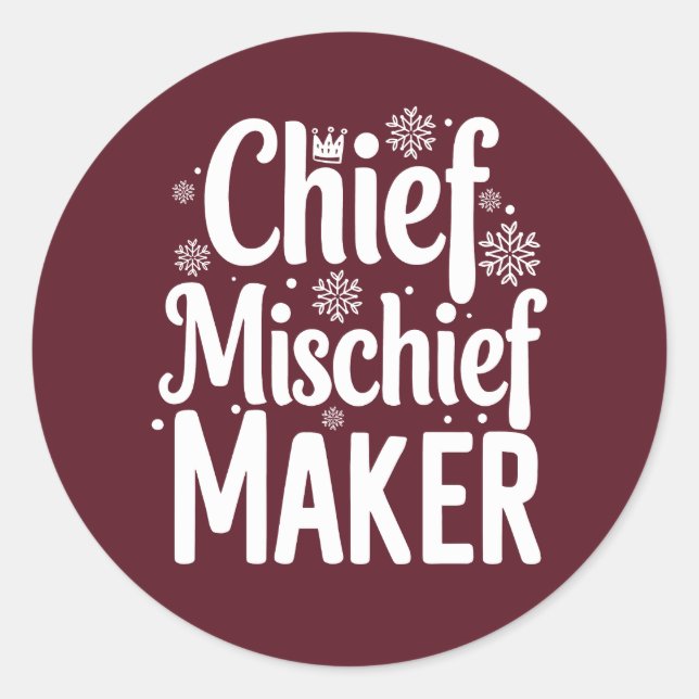 Adesivo Redondo Natal | Vinheta de Ano Novo (Frente)