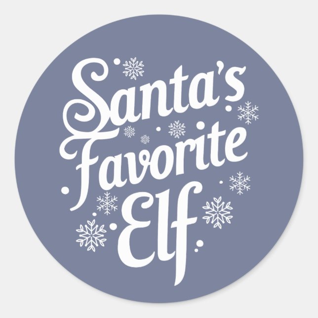 Adesivo Redondo Natal | Vinheta de Ano Novo (Frente)