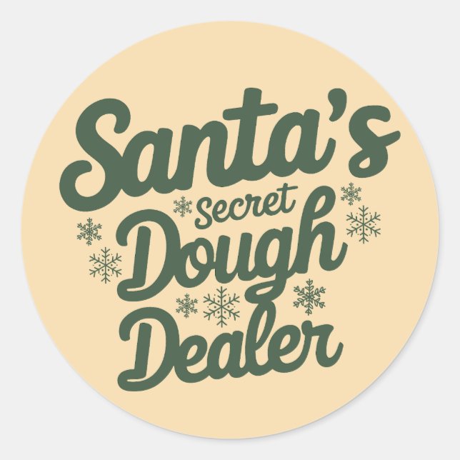 Adesivo Redondo Natal | Vinheta de Ano Novo (Frente)