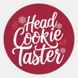 Adesivo Redondo Natal | Vinheta de Ano Novo