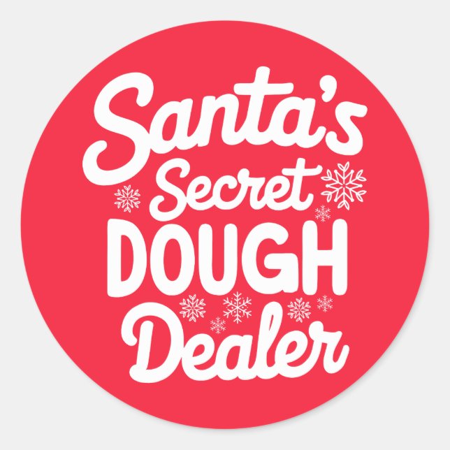 Adesivo Redondo Natal | Vinheta de Ano Novo (Frente)