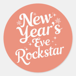 Adesivo Redondo Natal | Vinheta de Ano Novo