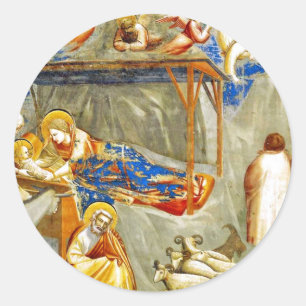 Adesivo Redondo Natividade Nascimento de Jesus