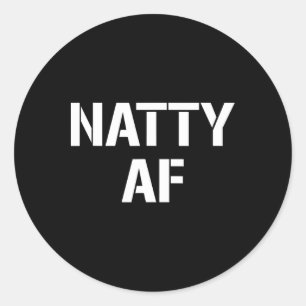 Adesivo Redondo Natty Af Natural Bodybuilding Dons Homens Mulheres