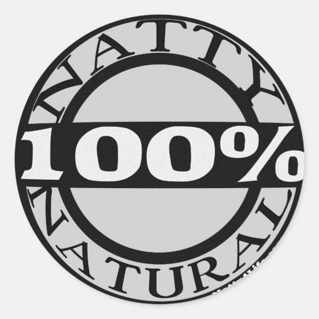 Adesivo Redondo Natty Natural (Frente)