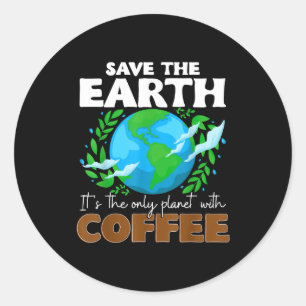 Adesivo Redondo Nature Dia da Terra Reciclagem Sustentabilidade Gu