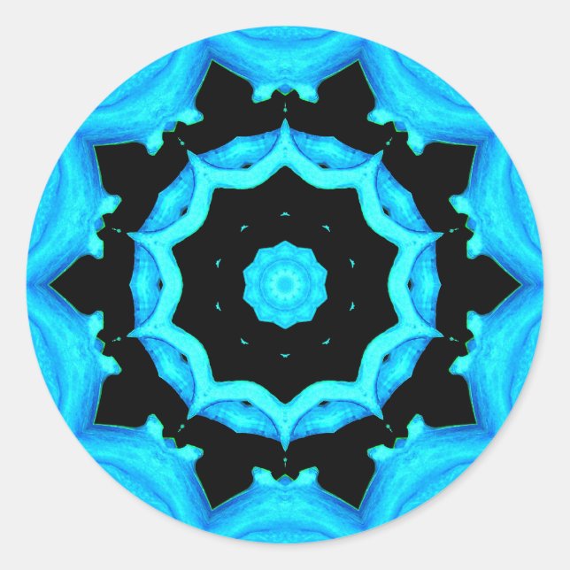 ADESIVO REDONDO NATURE OCEAN BLUE (Frente)