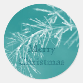 Adesivo Redondo Natures Christmas Decorations