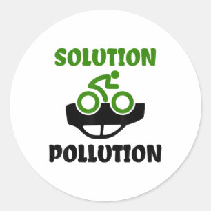 Adesivo Redondo Natureza de Proteção Ambiental de Poluição de Nice