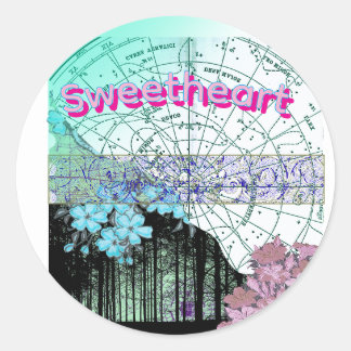 Adesivo Redondo Nautical Sticker