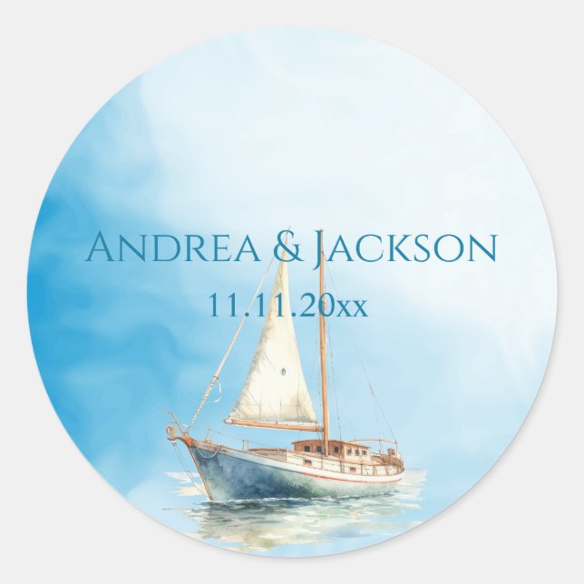 Adesivo Redondo Navegação (Frente)