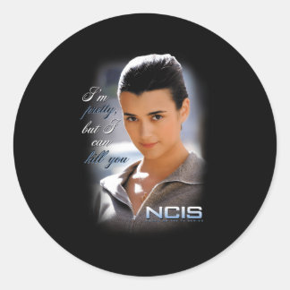 Adesivo Redondo Ncis Ziva Eu Posso Você
