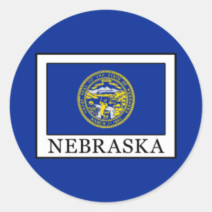 Adesivo Redondo Nebraska