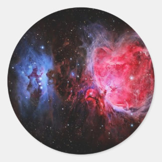 Adesivo Redondo Nebula Stickers