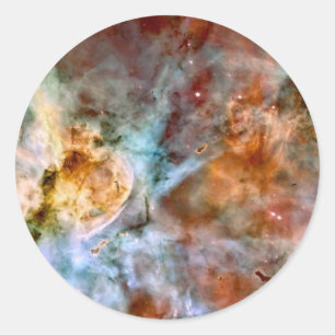 Adesivo Redondo Nebulosa Carina NASA Telescópio Hubble Foto Espaci